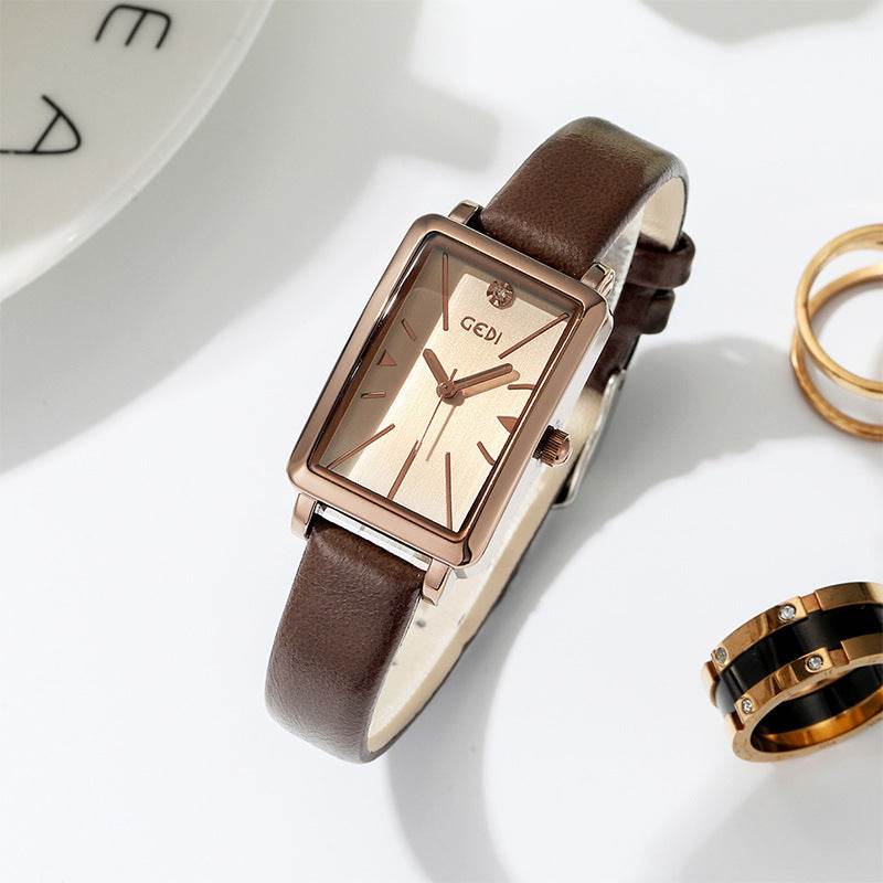 Retro Square Plate Women's Watch - Trendy Bracelet in 5 Stylish Colors - Buy Center