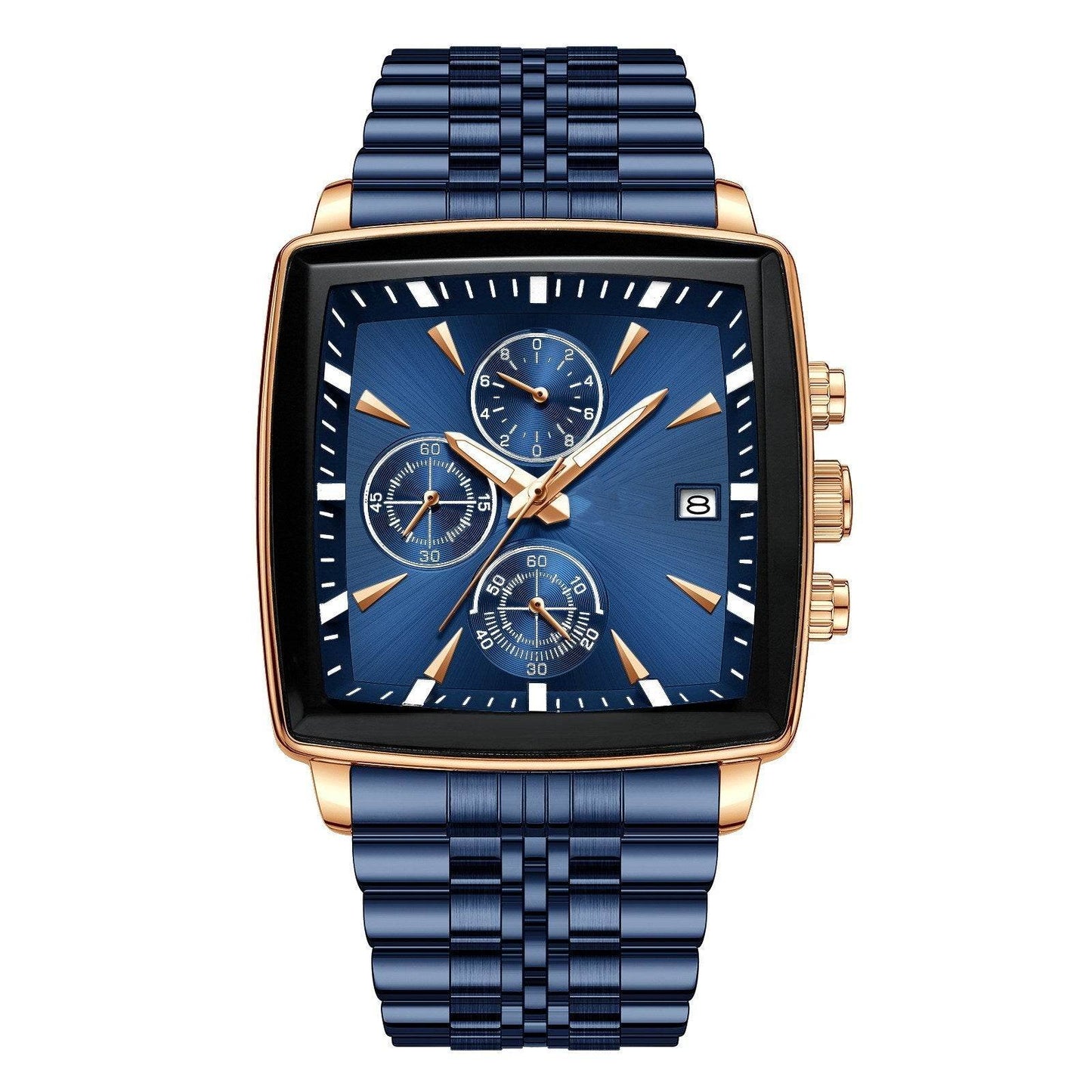 High-End Smart Men's Watch - Waterproof, Multifunctional & Stylish Glow - Buy Center