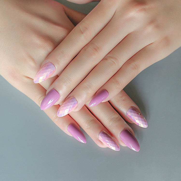 24 Trendy Square Fake Nails - Stylish Wearable Nail Patches for 2025 - Buy Center