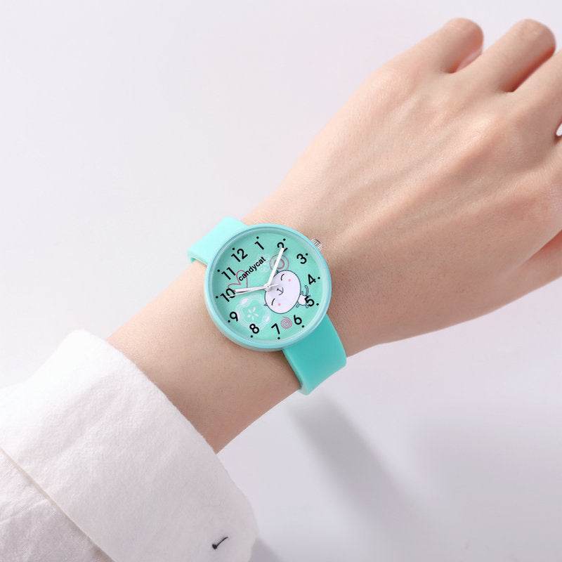 Children's Silicone Love Kitty Watch - Cute, Durable & Water-Resistant - Buy Center