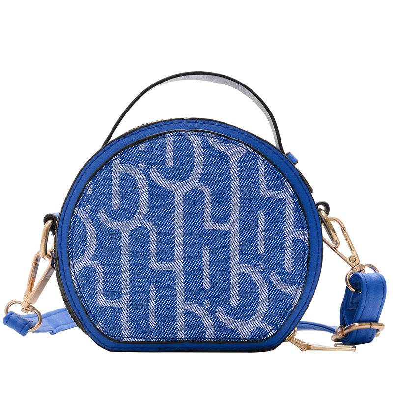 Cute Cartoon Round Bag for Girls - Trendy PU Leather & Fun Letters - Buy Center