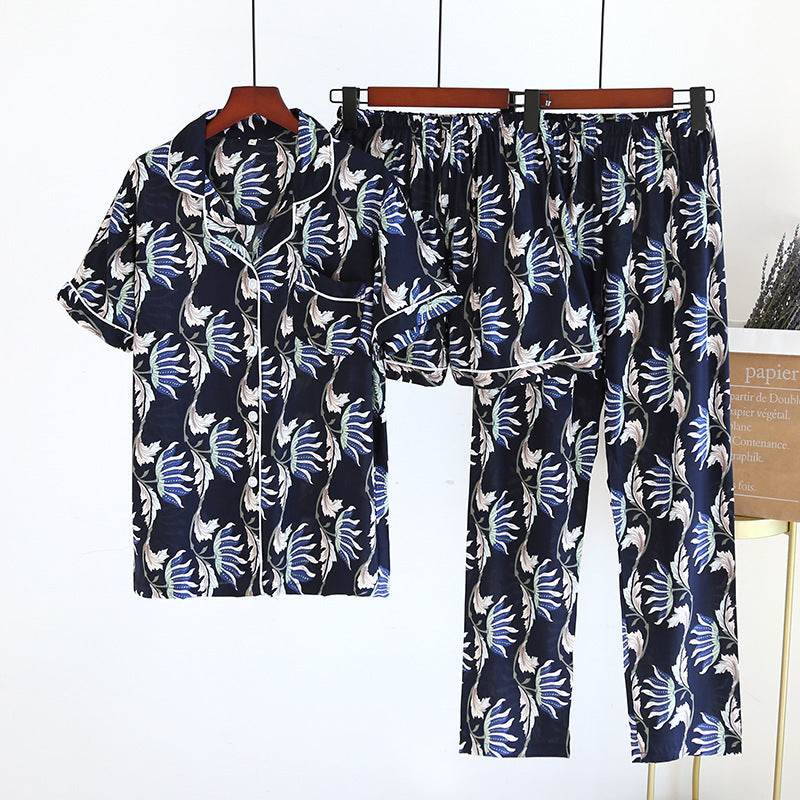 Stylish Women's Cotton Pajama Set - Perfect for Spring & Summer Comfort - Buy Center