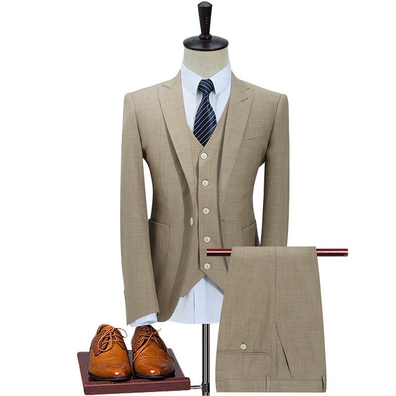 Men's Genuine Leather Suit - Stylish Business Casual & Formal Wear 2025 - Buy Center
