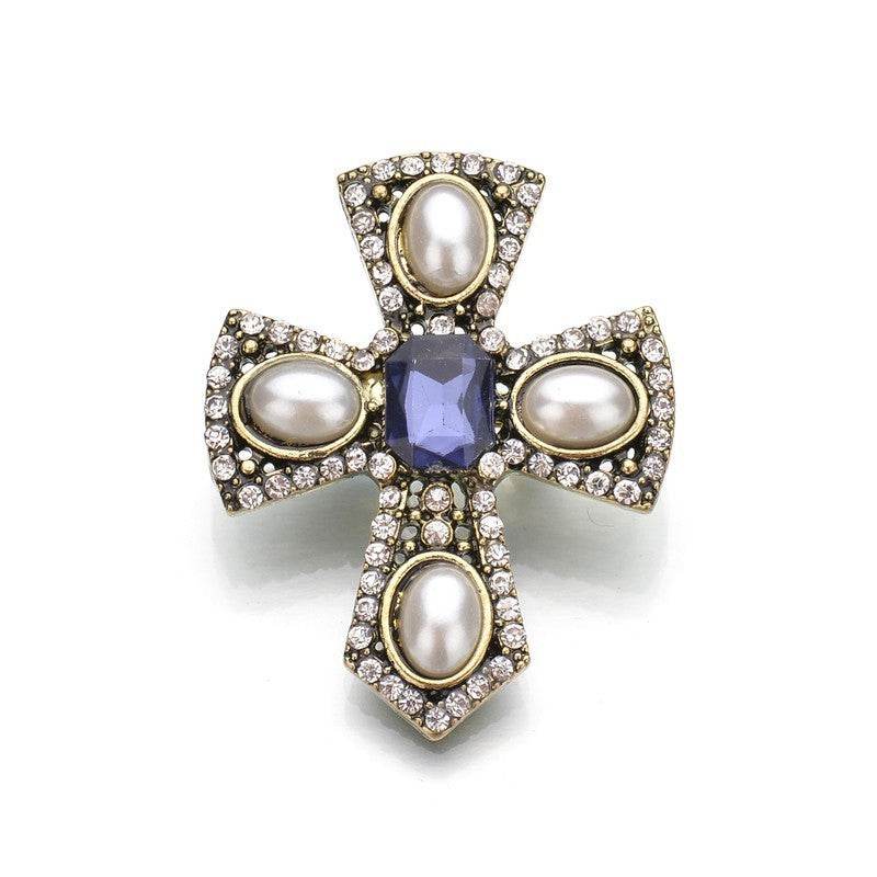 Silver Pearl Badge - Unisex Jewelry with Elegant Leaf Design, Premium Quality - Buy Center