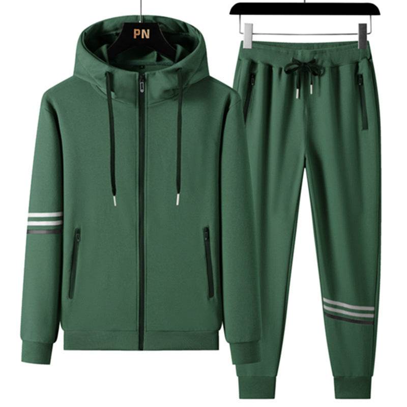 Men's Casual Sports Cotton Hoodie & Trousers Set - Comfortable & Stylish - Buy Center