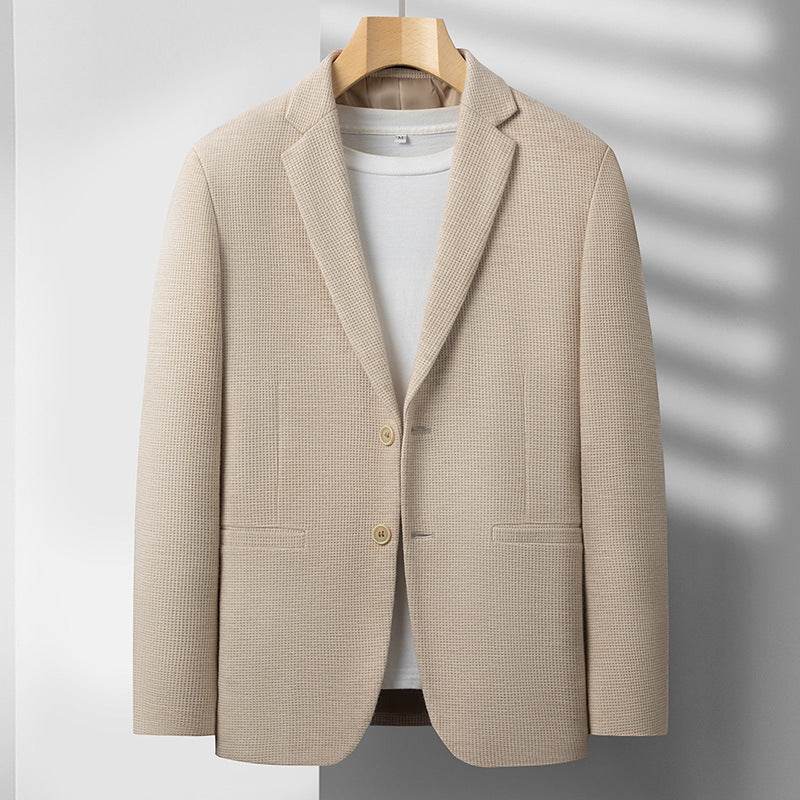 Casual Spandex Blended Suit Jacket for Men - Spring & Autumn Style - Buy Center