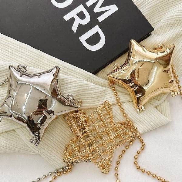 Zinc Alloy Mini Crossbody Bag - Stylish Heart Design for Modern Women - Buy Center
