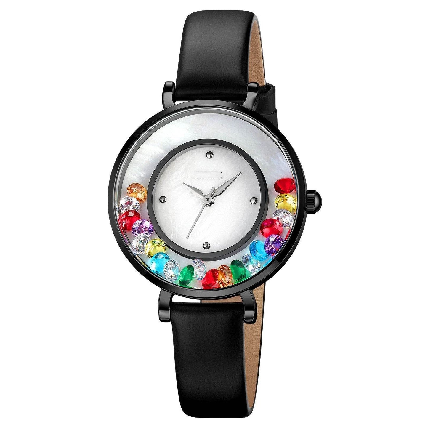 Elegant Gemstone Ball Women's Watch - Stylish Sports Timepiece 2025 - Buy Center