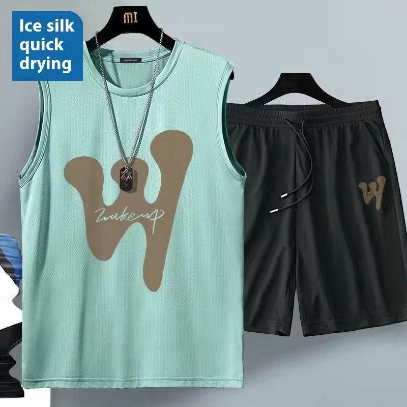 Men's Summer Sleeveless Vest Suit - Cool & Comfortable Sports Set 2025 - Buy Center