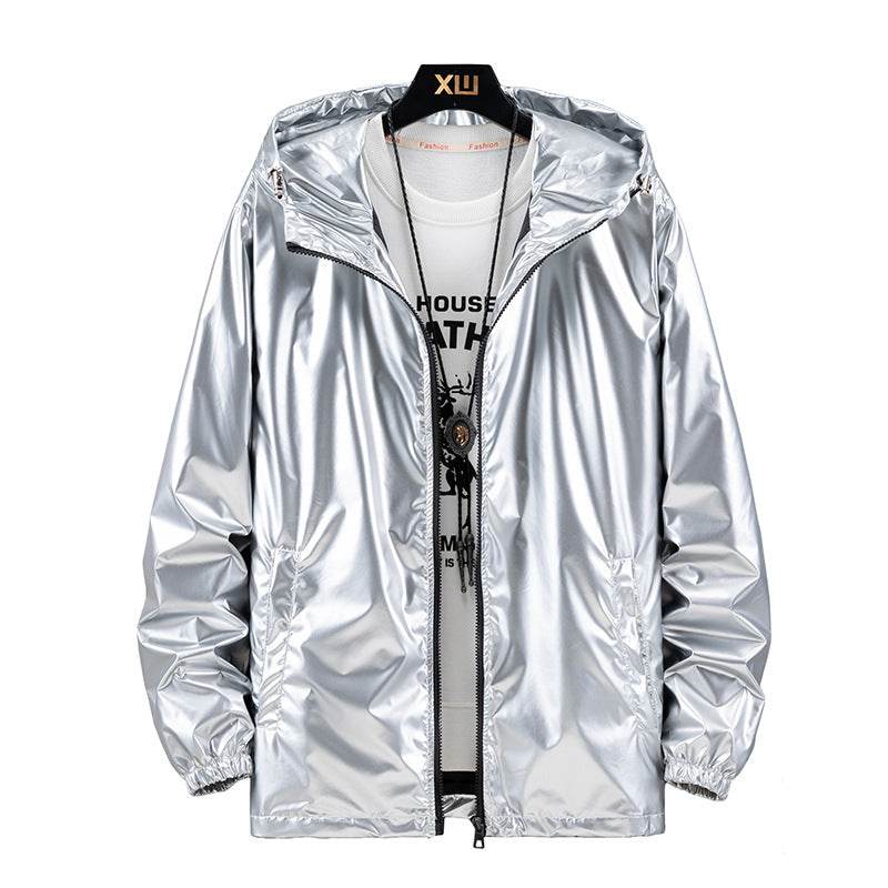 Men's Casual Hooded Jacket - Lightweight Polyester for Spring & Autumn - Buy Center