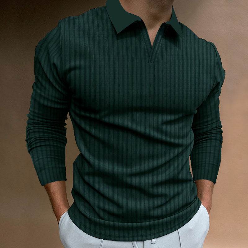 Solid Color Long Sleeve Shirt - Men's Casual & Business Wear 2025 - Buy Center