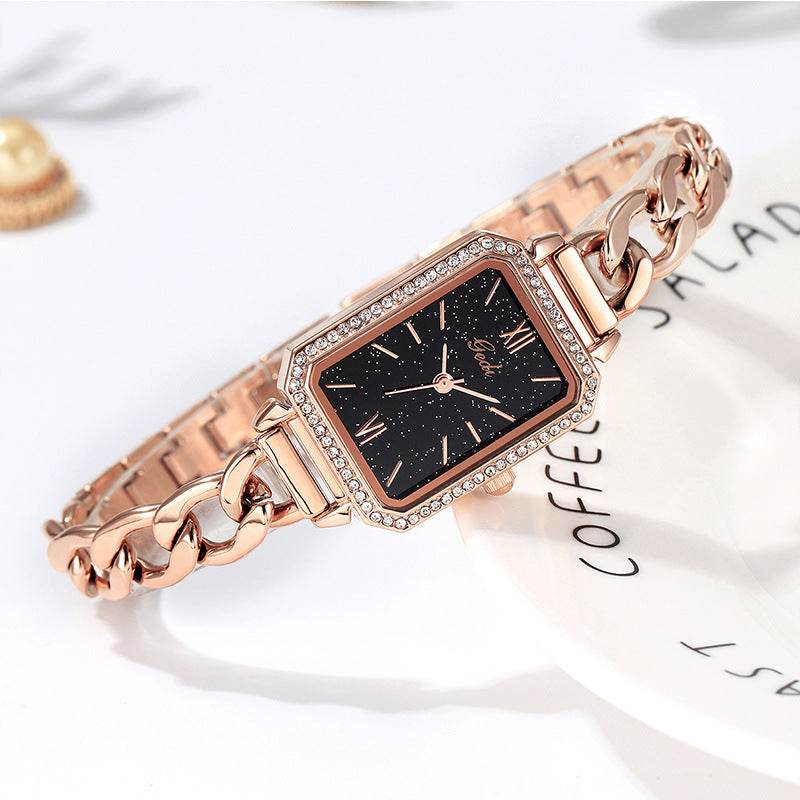 Luxury Rhinestone Denim Watch - Elegant Green Design for Women 2025 - Buy Center