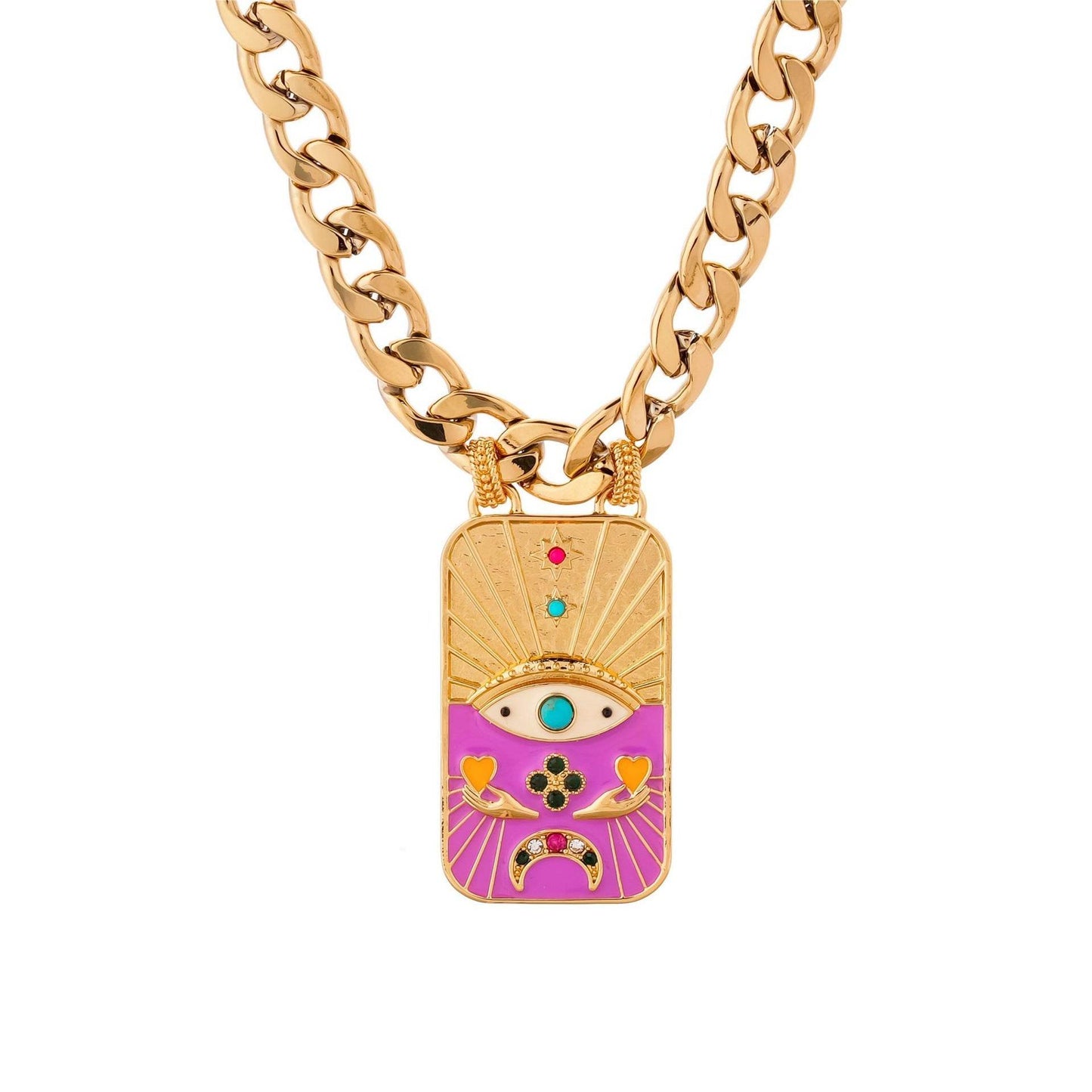 Color Chain Bracelet & Sweater Chain Set - Retro Style for Trendy Women - Buy Center