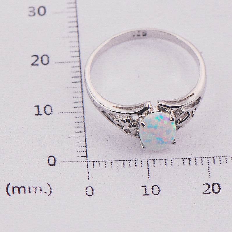 Trendy Women's Silver Ring - Seven Colored Gemstones, Stylish Picks 2025 - Buy Center