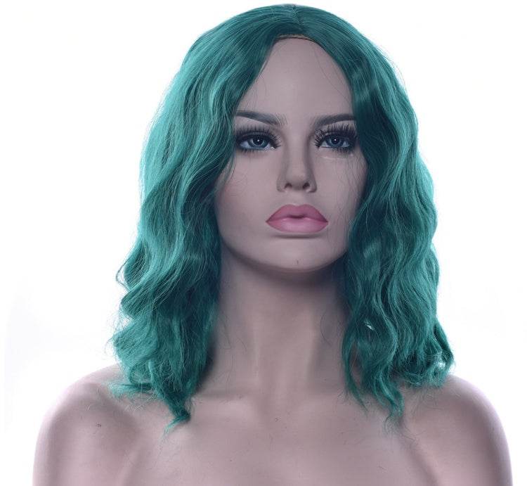 Black Short Curly Hair Cap - Premium High Temperature Silk Cosplay Wig - Buy Center