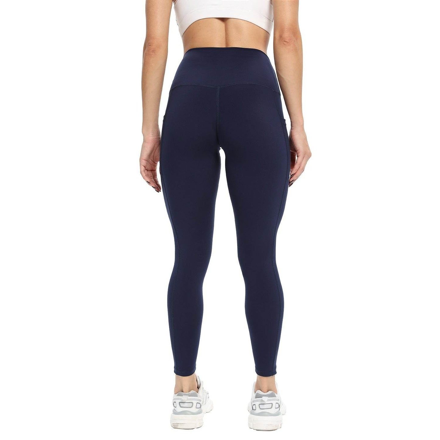 Women's High Waist Yoga Pants - Slim Fit, Pockets for Workouts 2025 - Buy Center