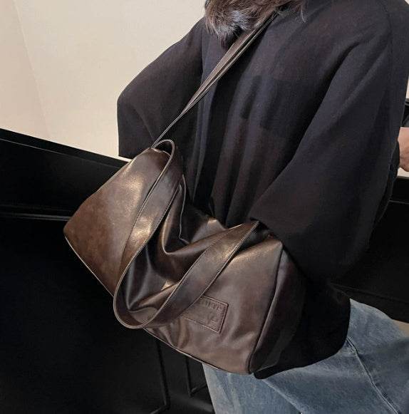 Women's Trendy One-Shoulder Bag - Soft PU, Large Capacity Crossbody - Buy Center