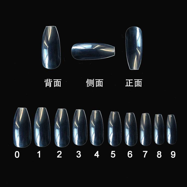 500 Natural Transparent Fake Nails - Durable ABS for Nail Art 2025 - Buy Center