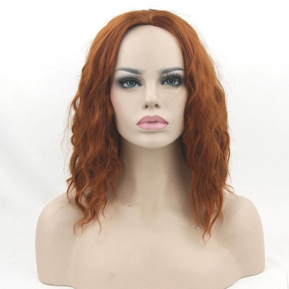 Black Short Curly Hair Cap - Premium High Temperature Silk Cosplay Wig - Buy Center