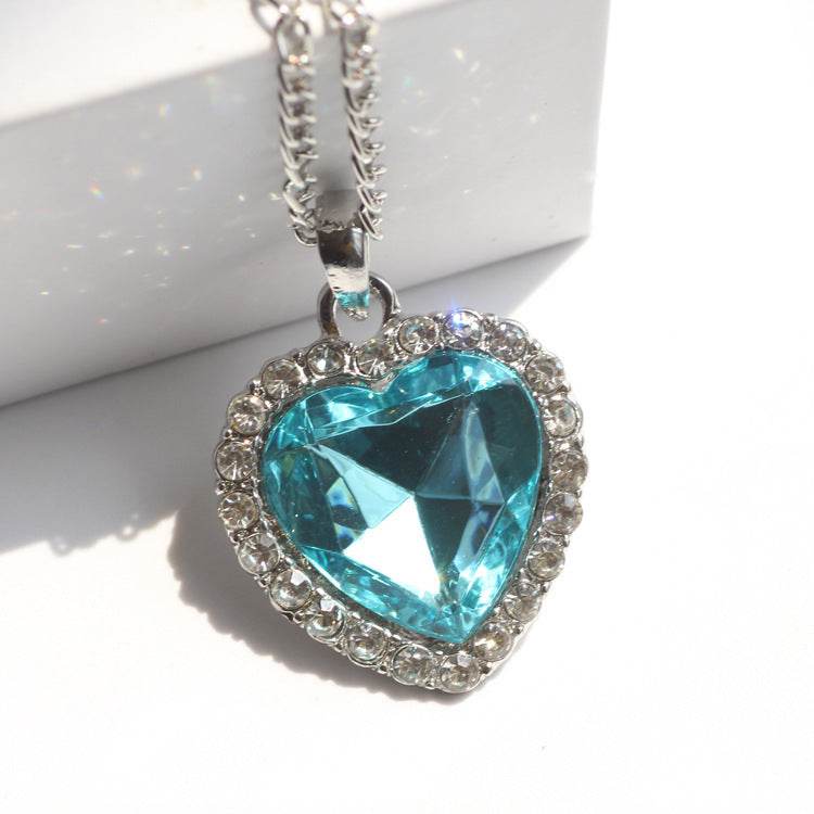 Crystal Heart Necklace - Stylish Multi-Purpose Jewelry for Every Occasion - Buy Center