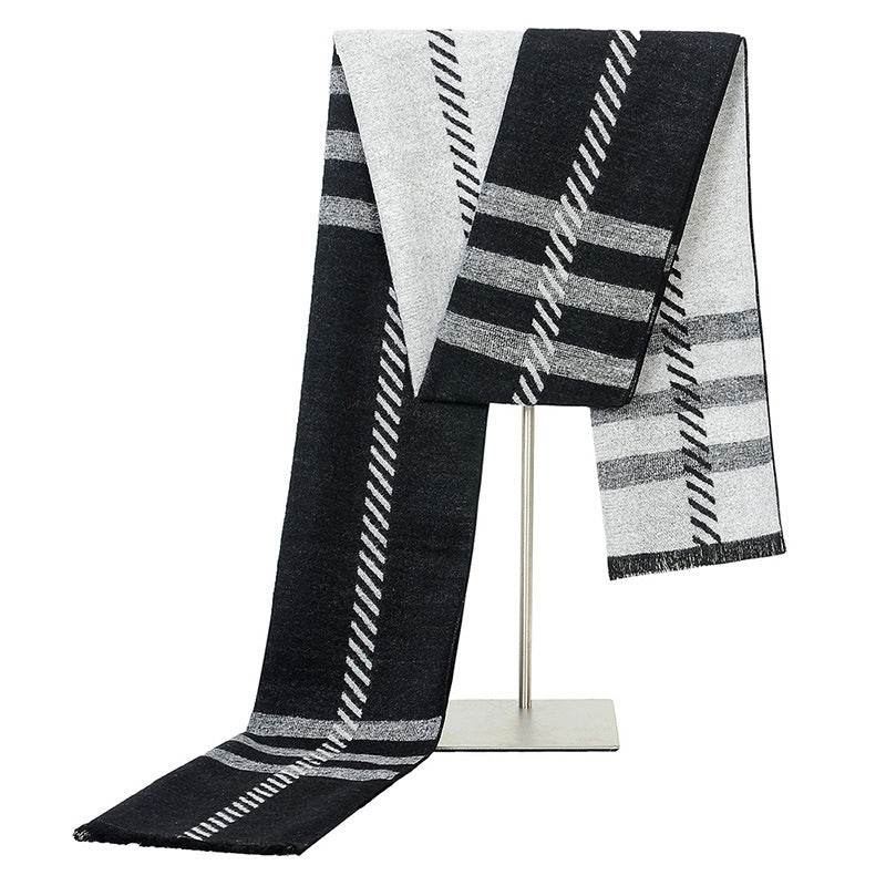 Men's Fashion Simple Brushed Warm Scarf - Premium Stylish Accessory 2025 - Buy Center