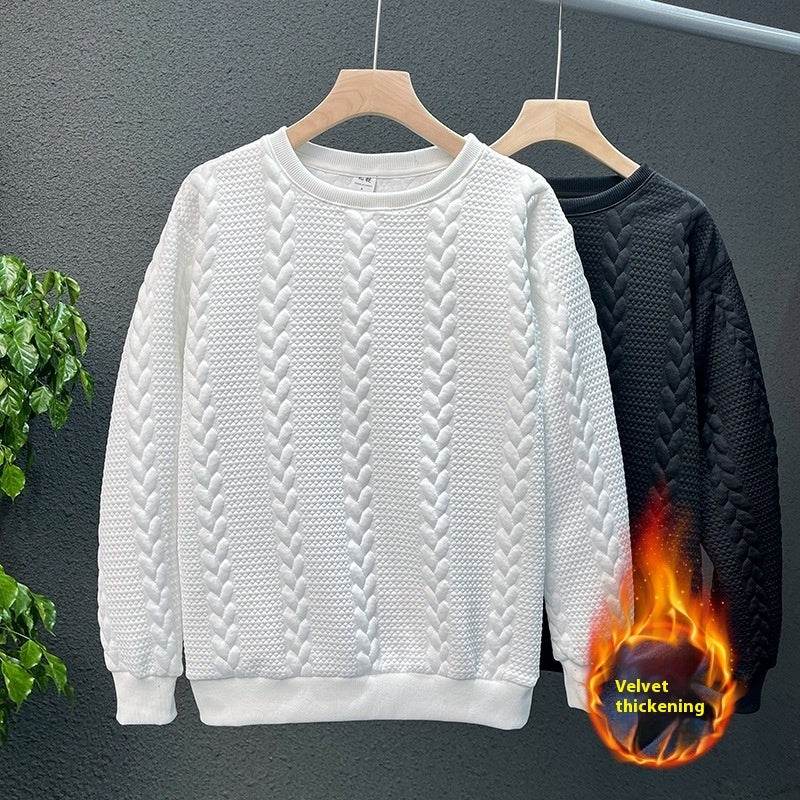 High Sense Men's Slim Fit Brushed Hoody - Trendy Casual Style 2025 - Buy Center