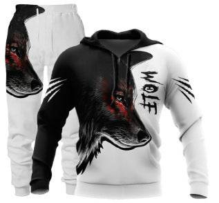 Men's 3D Printed Hoodie Sweatpants Suit - Comfortable Everyday Style - Buy Center
