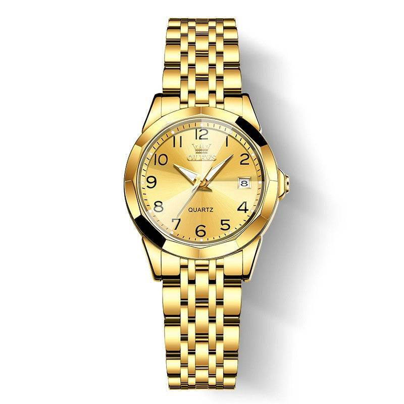 Stylish Digital Women's Quartz Watch - 30M Waterproof & Elegant Design - Buy Center