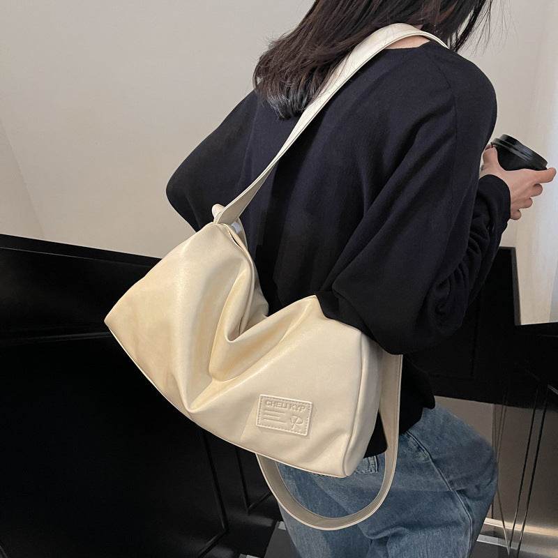 Women's Trendy One-Shoulder Bag - Soft PU, Large Capacity Crossbody - Buy Center