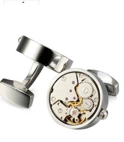 Turning French Men's Movement Cufflinks - Premium Copper Accessory 2025 - Buy Center