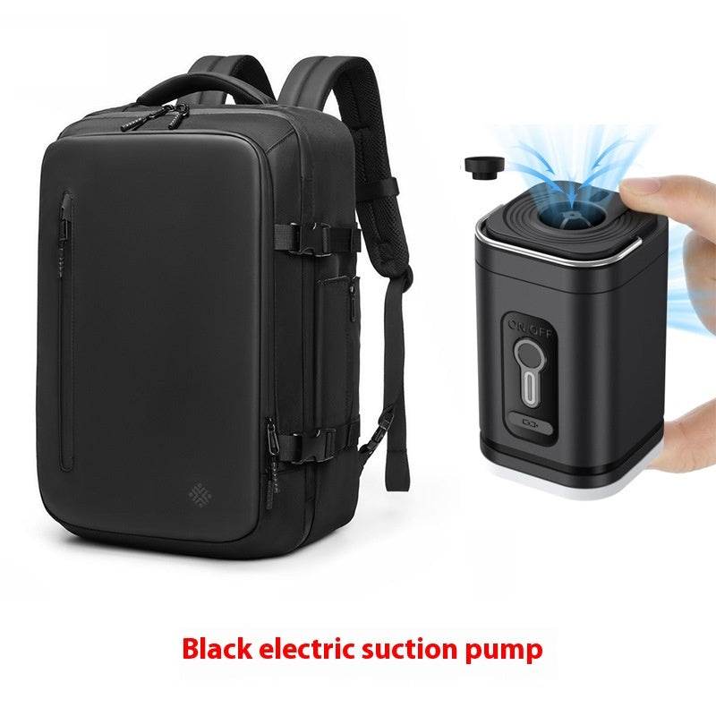 Vacuum Compressible Men's Backpack - Stylish, Durable, Space-Saving Design - Buy Center