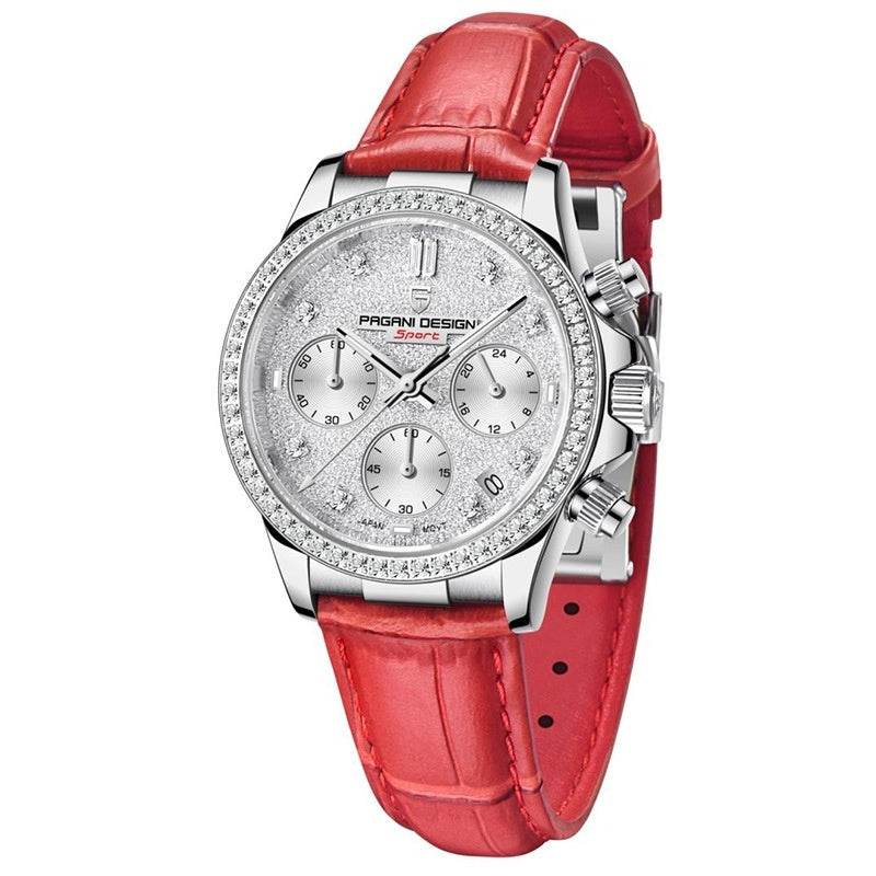 Women's Fashion Diamond Watch - Luminous Steel Band, Stylish Elegance - Buy Center