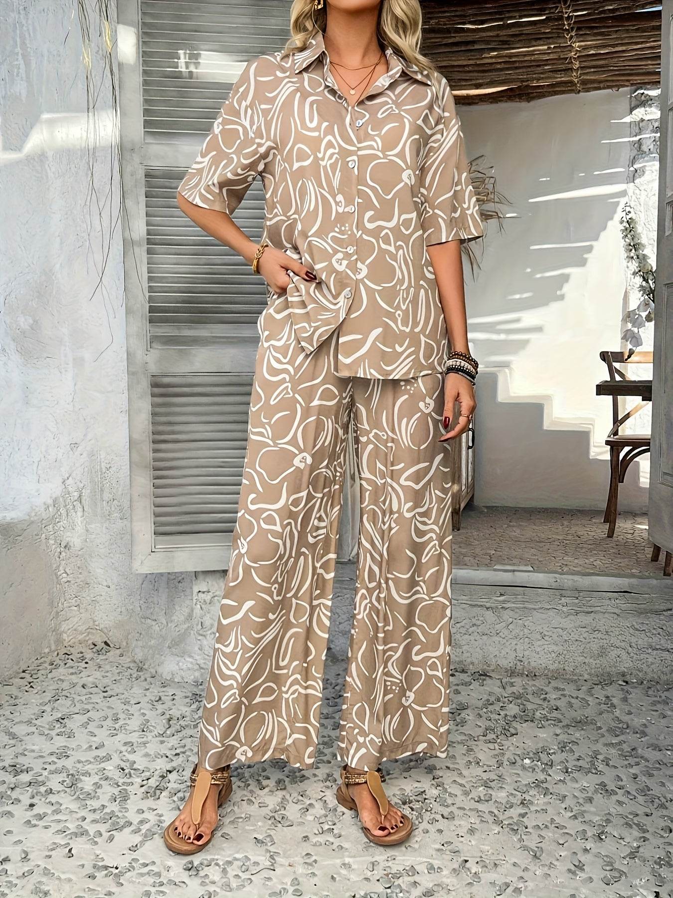 Bohemian Vacation Style Set - Casual Matching Clothing Kit - Buy Center