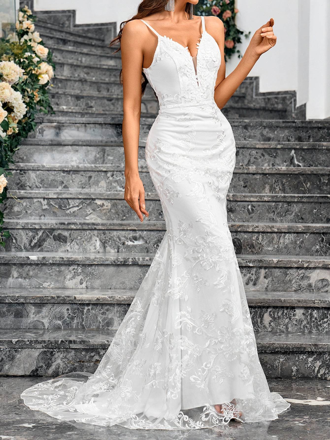 Women's Slim-Fit Sheath Dress - Elegant Fishtail Evening Wear 2025 - Buy Center