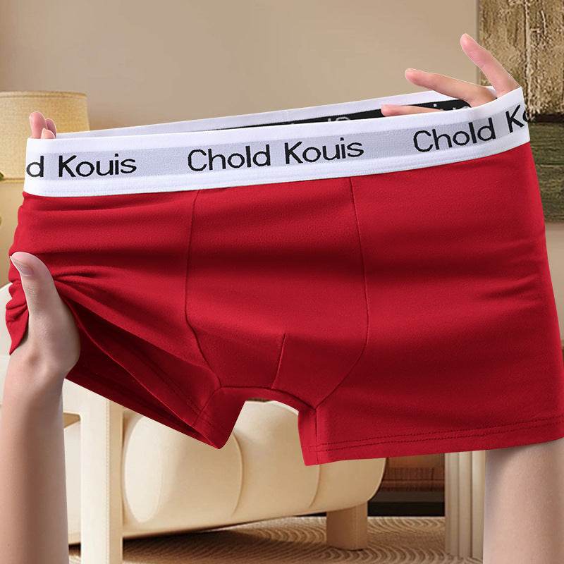 Breathable Men's Boxers - Seamless Comfort in Trendy Solid Colors - Buy Center