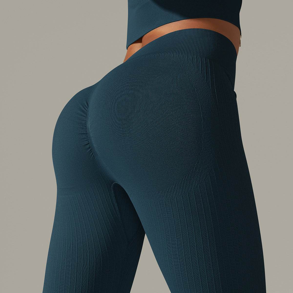 High Waist Yoga Pants - Stylish Striped Fitness Wear for All Activities - Buy Center
