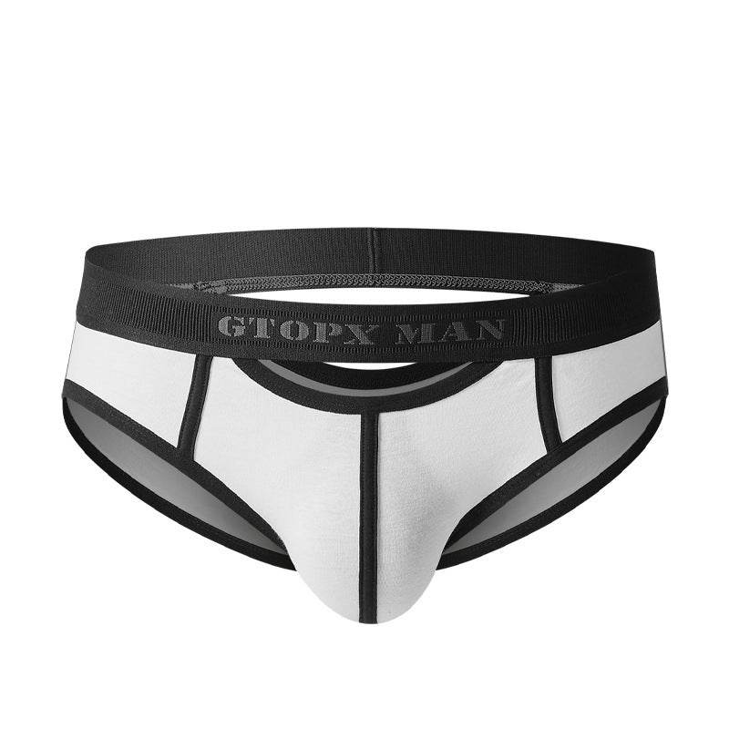 Men's Low Waist Skylight Briefs - Cotton Comfort with Front & Rear Openings - Buy Center