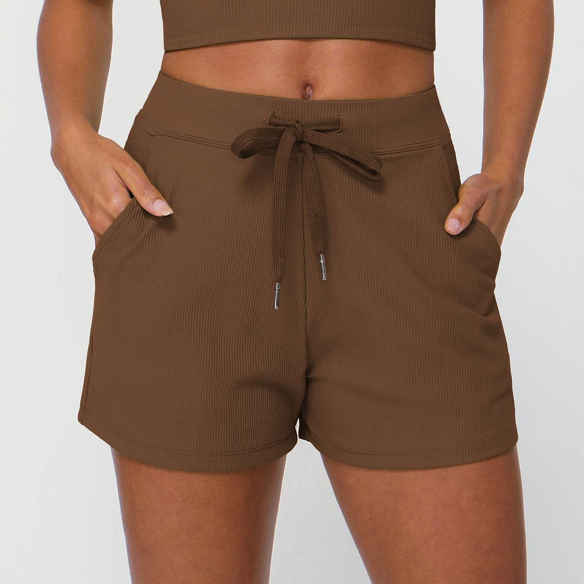 Women's Quick-Drying Yoga Shorts - Stylish Drawstring & Loose Fit - Buy Center