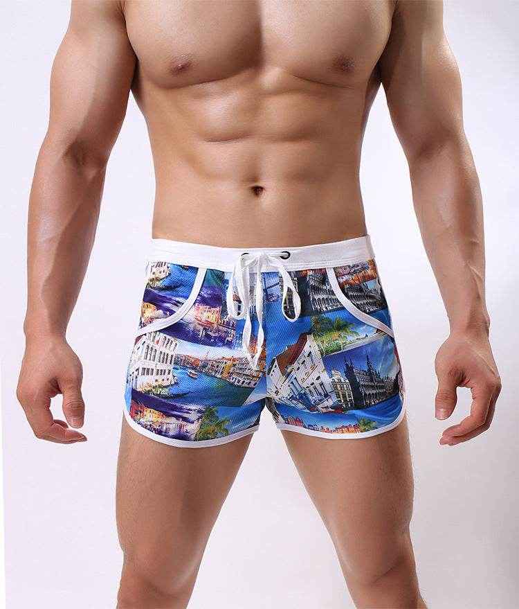 Men’s Beach Arro Workout Shorts - Stylish Boxers for Active Lifestyle