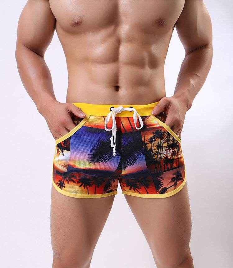 Men’s Beach Arro Workout Shorts - Stylish Boxers for Active Lifestyle