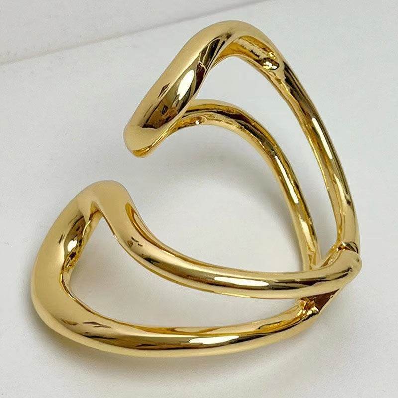 Stylish Female Metal Geometry Bracelet - Trendy Gold & Silver Designs - Buy Center