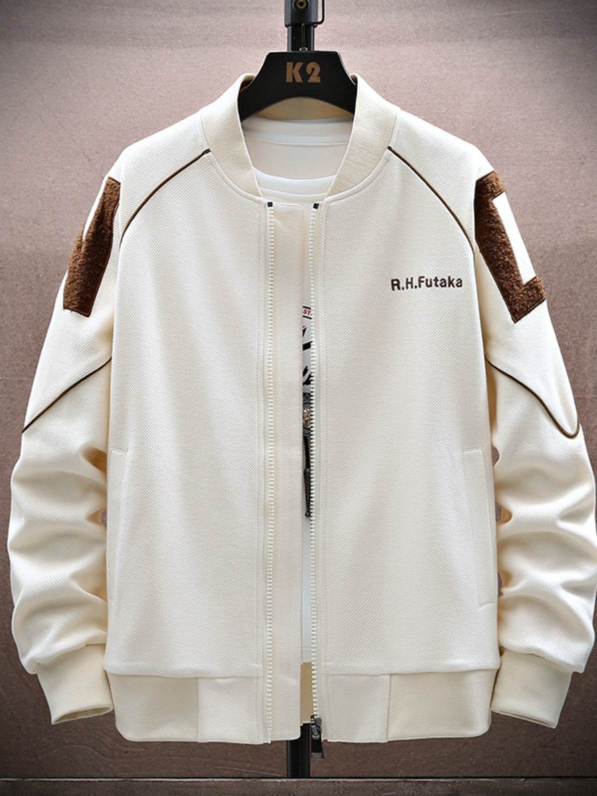 Spring Autumn Embroidered Baseball Sports Set - Stylish Jacket & Pants - Buy Center