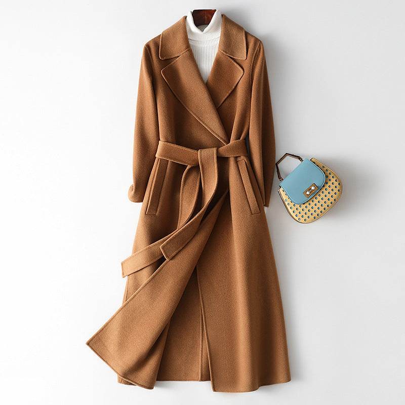 Korean Style Woolen Coat for Women - Warm, Stylish Fall/Winter Fashion - Buy Center