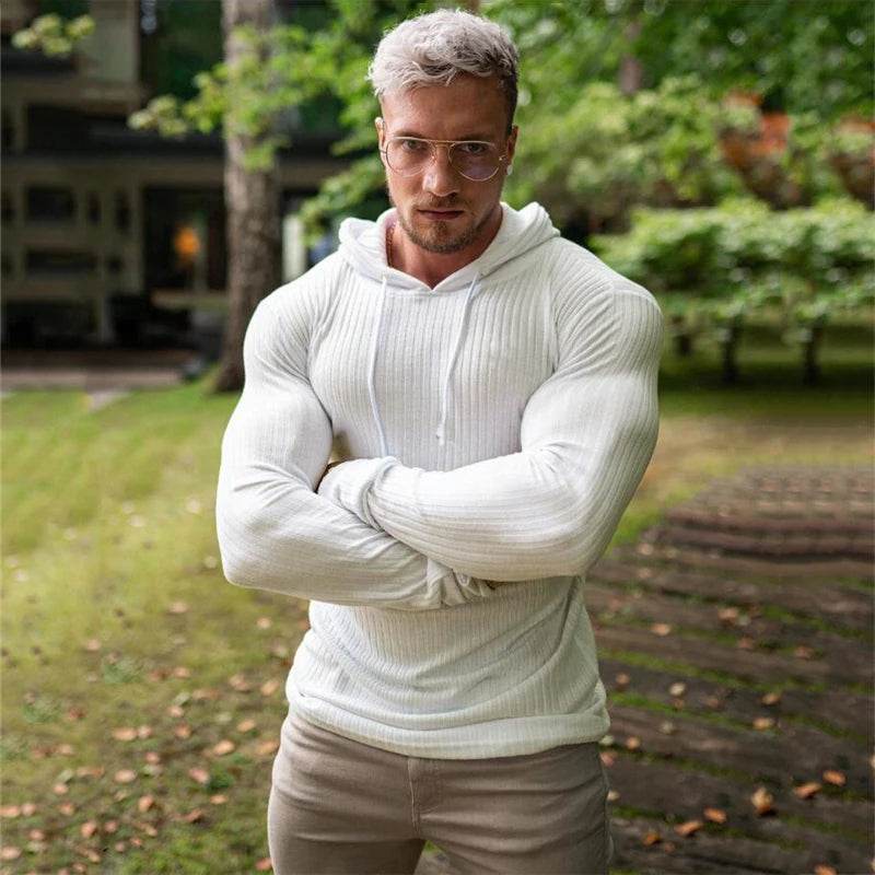 Winter Fashion Warm Hooded Sweaters Men Turtleneck Mens Sweaters Slim Fit Pullover Men Classic Sweter Man Knitwear Pull Homme - Buy Center