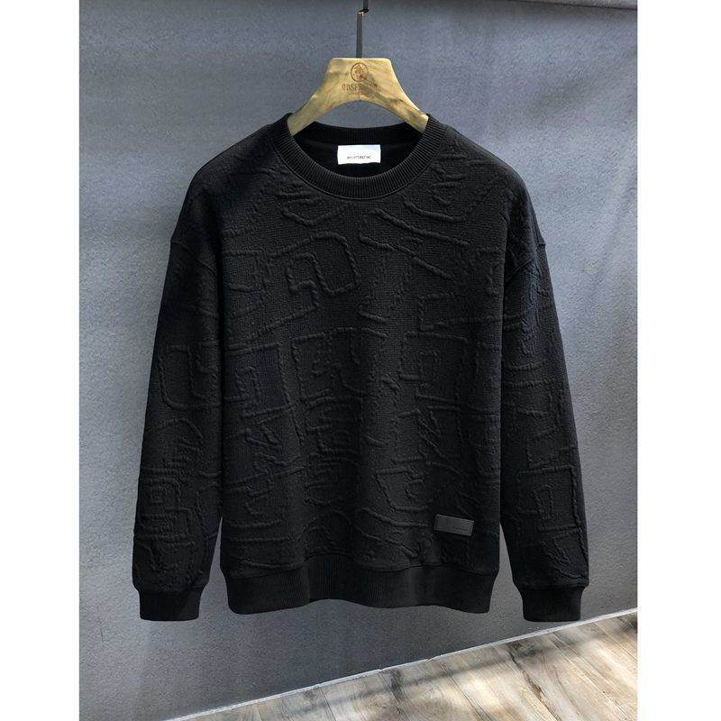 Buycenter Men's Autumn Round Neck Sweater - Slim Fit Cotton Styles - Buy Center