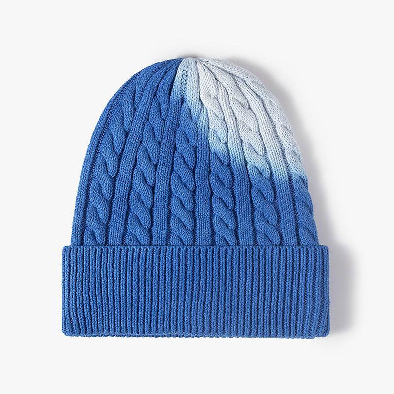 Outdoor Windproof Tie-Dyed Knit Hat - Fashionable Fedoras for All Seasons - Buy Center