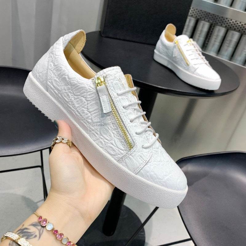 European Station Men's Cowhide Fashion Shoes - Casual Vulcanize Style 2025 - Buy Center