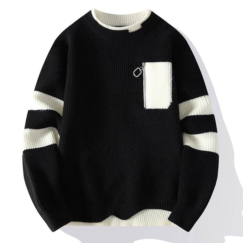 Boys Casual Knitted Sweater - Trendy Autumn Winter Pullover Fashion - Buy Center