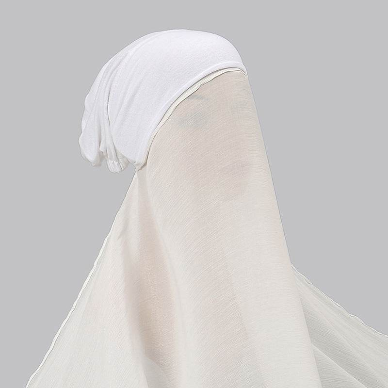 Bright Silk Island One-Piece Headscarf - Lightweight & Stylish for Any Occasion - Buy Center