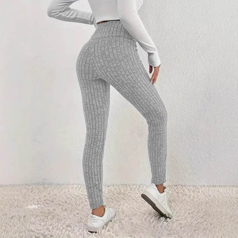Women's High Waist Cold-Proof Leggings - Stylish Fit for Every Season - Buy Center